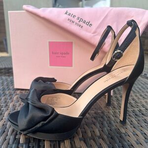 Kate Spade New York Bridal Satin Evening Dress Heels